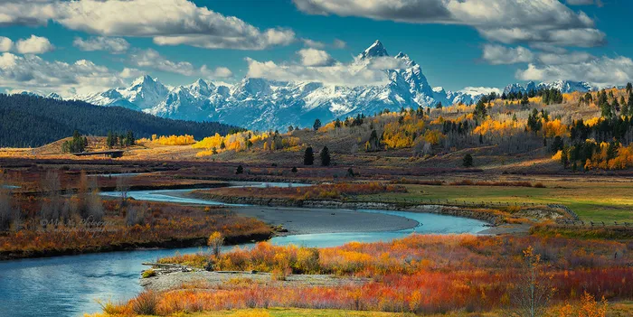 Autumn In Wyoming by Mengzhonghua