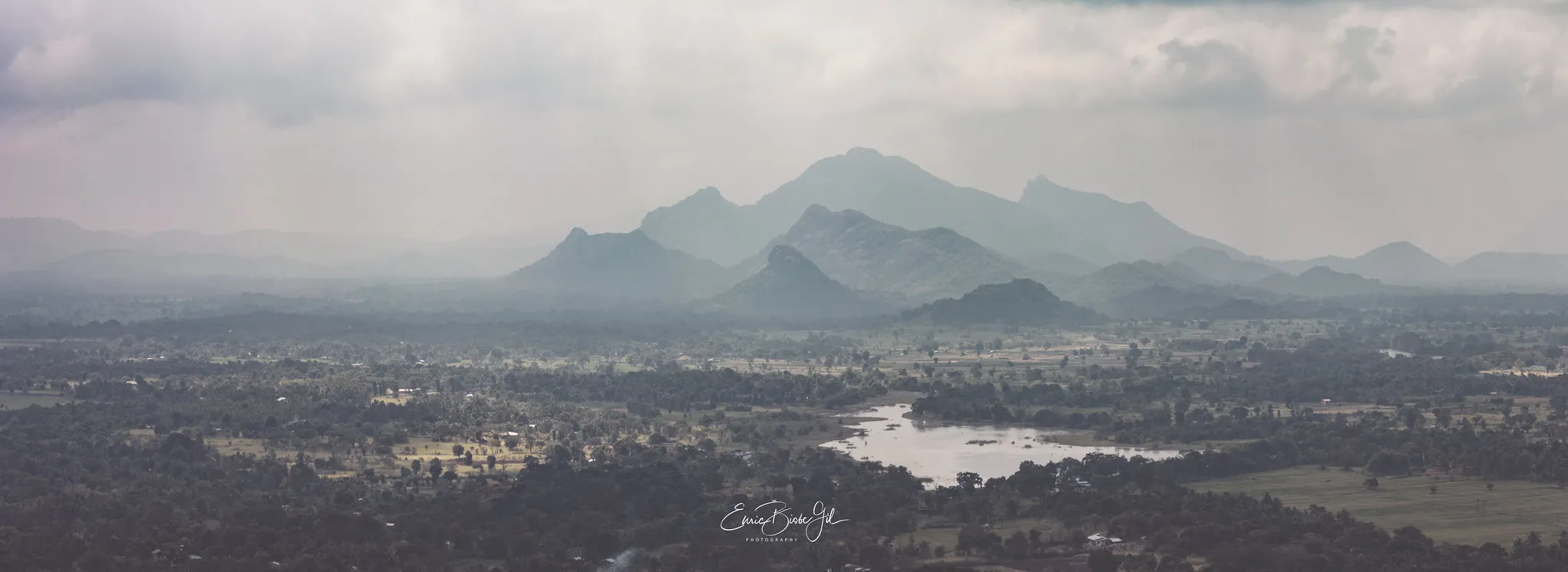 Views From Lion Rock At Sigiriya by Enric Bisbe Gil